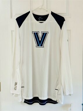 Nike Dri-FIT Villanova Wildcats Elite Warm-Up Long Sleeve Shirt Men’s Medium